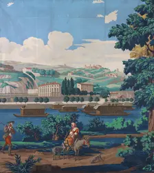 Three Joined Panels: The Views of Lyon, France, First edition, 1821. Creator: Unknown