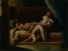 Three Lovers, about 1817-1820. Creator: Theodore Gericault