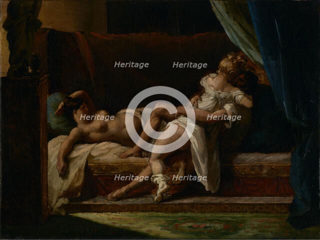 Three Lovers, about 1817-1820. Creator: Theodore Gericault.