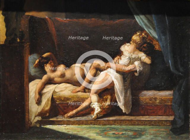 Three Lovers (L'Amour à trois), 1818-1820. Artist: Géricault, Théodore (1791-1824)