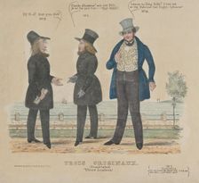 Three Loafers (Trois Originaux), 1836-41. Creator: Alfred E. Baker