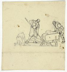 Three Laborers, n.d. Creator: William Henry Pyne