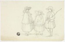 Three Little Girls, n.d. Creator: Elizabeth Murray