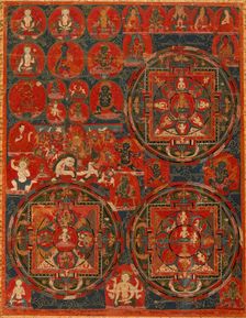 Three Mandalas, 16th century. Creator: Anon