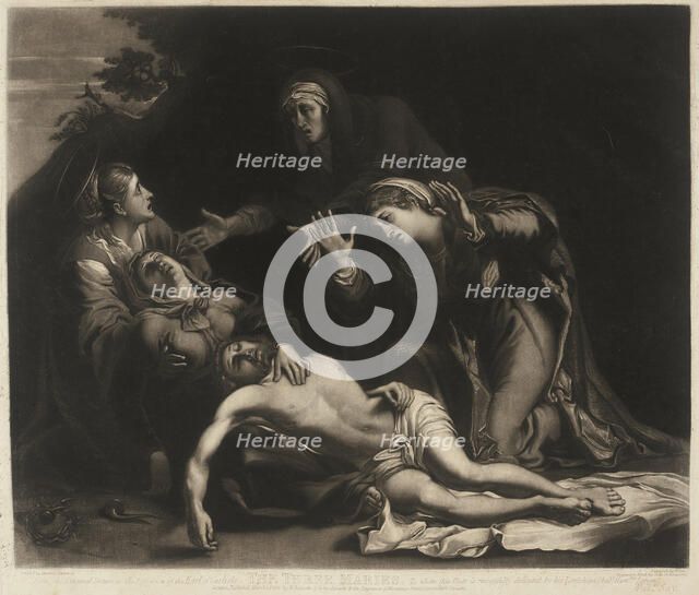 Three Maries, 1824. Creator: William Say.