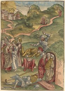 Three Marys at the Tomb. Creator: Urs Graf