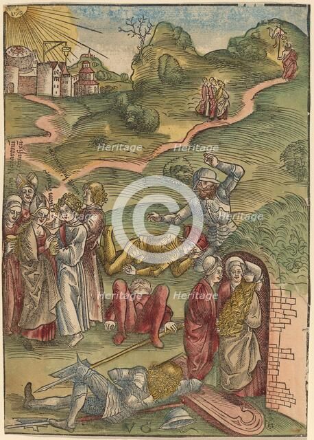 Three Marys at the Tomb. Creator: Urs Graf.