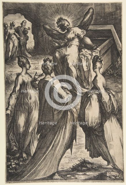 Three Marys at the Tomb. Creator: Jacques Bellange.