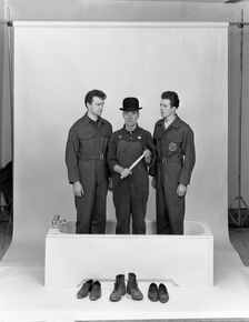 Three Men in a Bath 1966. Creator: Michael Walters