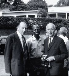 Three men including MA Wolfe, c1960s. Creator: Leonard Jan Bruce-Chwatt