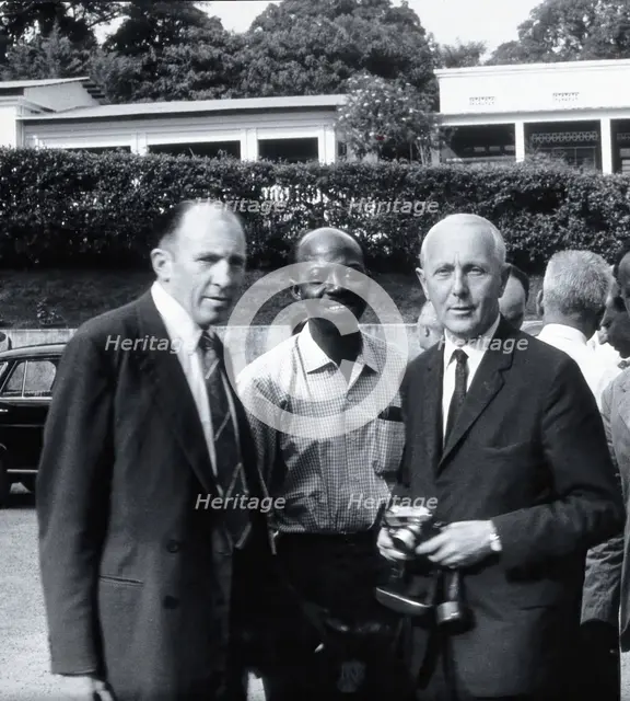 Three men including MA Wolfe, c1960s. Creator: Leonard Jan Bruce-Chwatt.