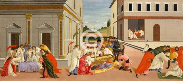 Three Miracles of Saint Zenobius, ca. 1500. Creator: Sandro Botticelli.