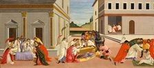 Three Miracles of Saint Zenobius, ca. 1500. Creator: Sandro Botticelli