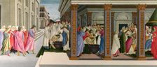 Three Miracles of Saint Zenobius, c. 1500. Artist: Botticelli, Sandro (1445-1510)