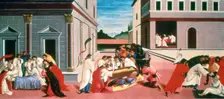 Three Miracles of St Zenobius 1500-1505. Artist: Sandro Botticelli