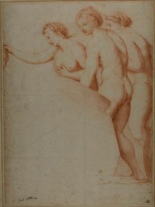 Three Nude Women, n.d. Creator: After Raffaello Sanzio, called Raphael Italian, 1483-1556