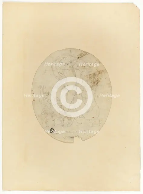 Three Nude Figures, n.d. Creator: John Brown.