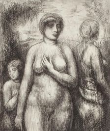 Three Nudes, c1900-1950. Creator: Kenneth Hayes Miller