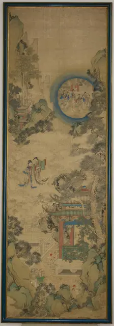 Three scenes from festivals of the twelve months, late 18th-early 19th century. Creator: Unknown
