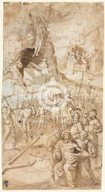 Three Scenes from the Passion of Christ, 1500s. Creator: Unknown.