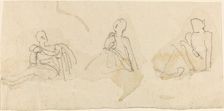 Three Seated Figures. Creator: John Flaxman