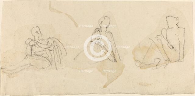Three Seated Figures. Creator: John Flaxman.