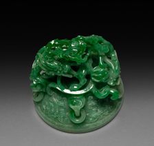 Three-Sectional Altar Group: Koro (lid), 1644-1911. Creator: Unknown