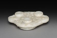Three-Sectional Altar Group: Koro (upper section of base), 1644-1911. Creator: Unknown