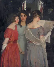 Three Sisters, 1922. Creator: George Harcourt