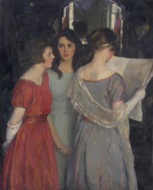 Three Sisters, 1922. Creator: George Harcourt