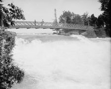 Three Sisters Bridge (i.e. Three Sister Island), Niagara Riv[er], between 1880 and 1897. Creator: William H. Jackson