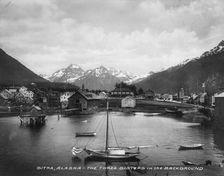 Three Sisters Mts. (background), between c1900 and c1930. Creator: Unknown
