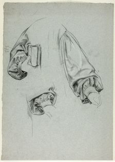 Three Sketches of Sleeves, n.d. Creator: Henry Stacy Marks