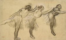 Three Studies of a Ballerina, late 19th century. Artist: Edgar Degas