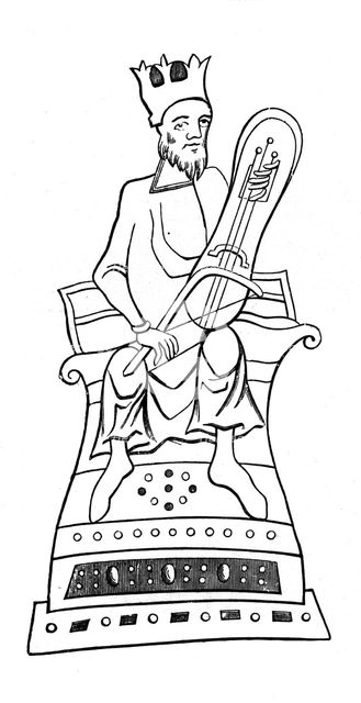 Three stringed crout, 9th century, (1870). CROUT NOT FOUND Artist: Unknown