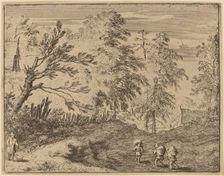 Three Porters, probably c. 1645/1656. Creator: Allart van Everdingen