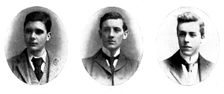 Three portraits - Cambridge University scholars, 1898. Creators: Charles Frederick Treble, Stearn and Sons
