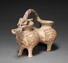Three-Part Pitcher, c. 800-700 BC. Creator: Unknown
