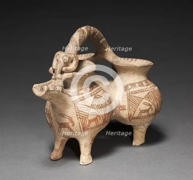 Three-Part Pitcher, c. 800-700 BC. Creator: Unknown.