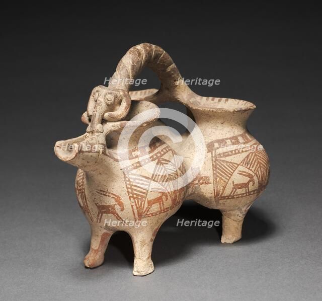 Three-Part Pitcher, c. 800-700 BC. Creator: Unknown.