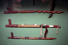 Three Peace-Pipes, Dakota Sioux, North American Indian