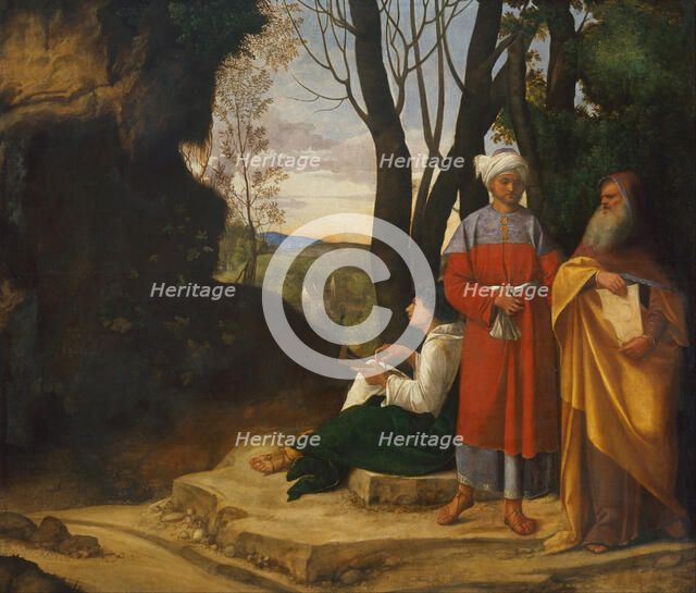 Three Philosophers, 1508-1509. Artist: Giorgione (1476-1510)
