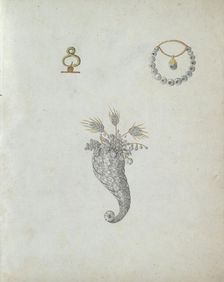 Three pieces of jewellery, c.1800-c.1810. Creator: Carl Friedrich Bärthel