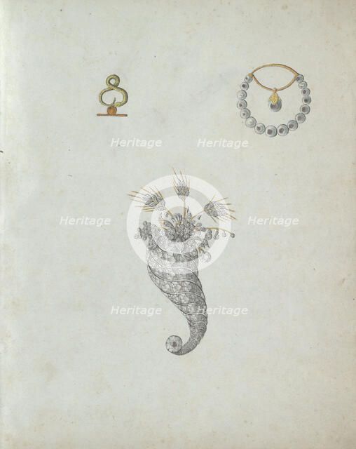 Three pieces of jewellery, c.1800-c.1810. Creator: Carl Friedrich Bärthel.