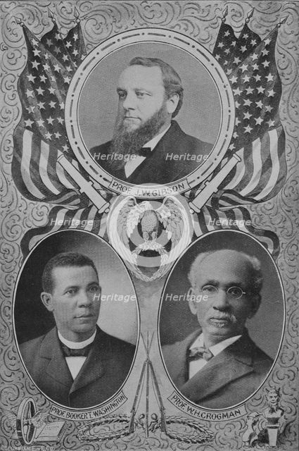 Three prominent educators and authors, 1902. Creator: Unknown.