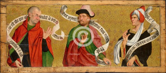 Three prophets, c 1480. Creator: Lonhy; Antoine de (active 1446-1490).