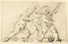 Three Putti at Play, n.d. Creator: Thomas Stothard