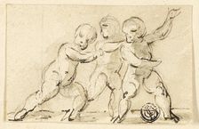 Three Putti at Play, n.d. Creator: Thomas Stothard