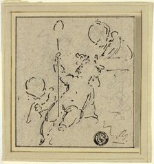 Three Putti, n.d. Creator: Jacob de Wit