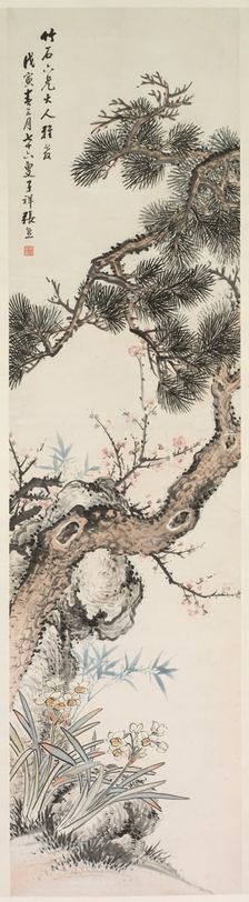 Three Purities, 1800s. Creator: Zhang Xiong (Chinese, 1803-1886)